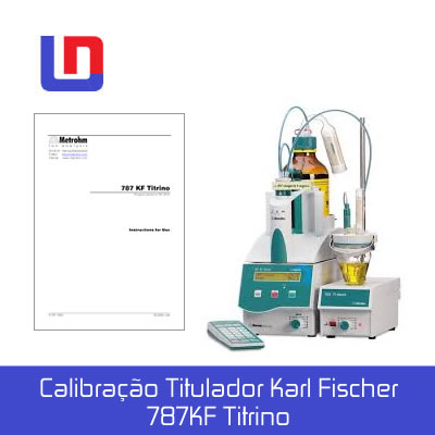 Manutenção de Karl Fischer calibracao de titulador karl fischer 787KF titrino 1