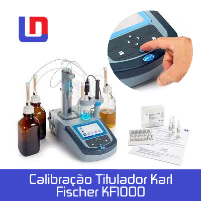 Calibração de Titulador Karl Fischer KF1000 calibracao karl fischer kf1000 2