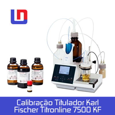 Calibração Titulador Karl Fischer Titronline 7500 KF calibração titulador karl fischer titroline 7500 KF 1