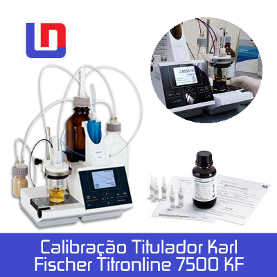 Manutenção de Karl Fischer calibração titulador karl fischer titroline 7500 KF 3